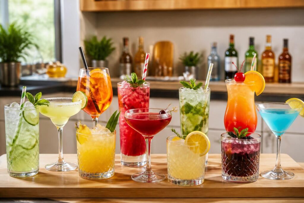 découvrez 10 recettes faciles de cocktails maison pour impressionner vos invités et savourer des boissons délicieuses en toute simplicité.