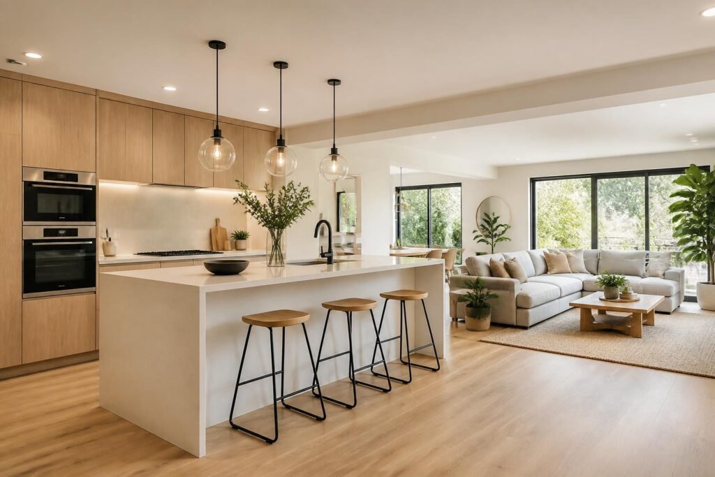 découvrez comment réussir l'aménagement et la décoration d'une cuisine ouverte sur le salon pour un espace convivial, moderne et fonctionnel.