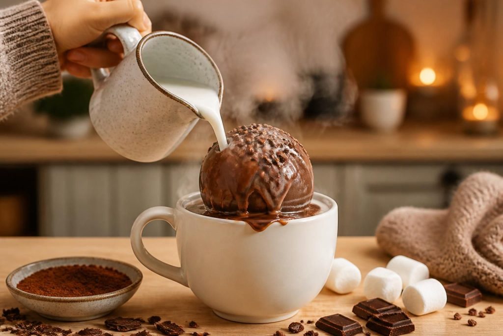 découvrez comment préparer facilement une bombe chocolat chaud pour une boisson gourmande et réconfortante, idéale pour les moments cocooning.
