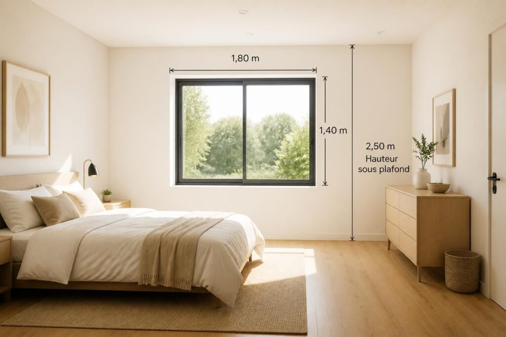 découvrez les dimensions idéales des fenêtres pour une chambre, les normes à respecter et des conseils pratiques pour optimiser l'éclairage naturel de votre pièce.