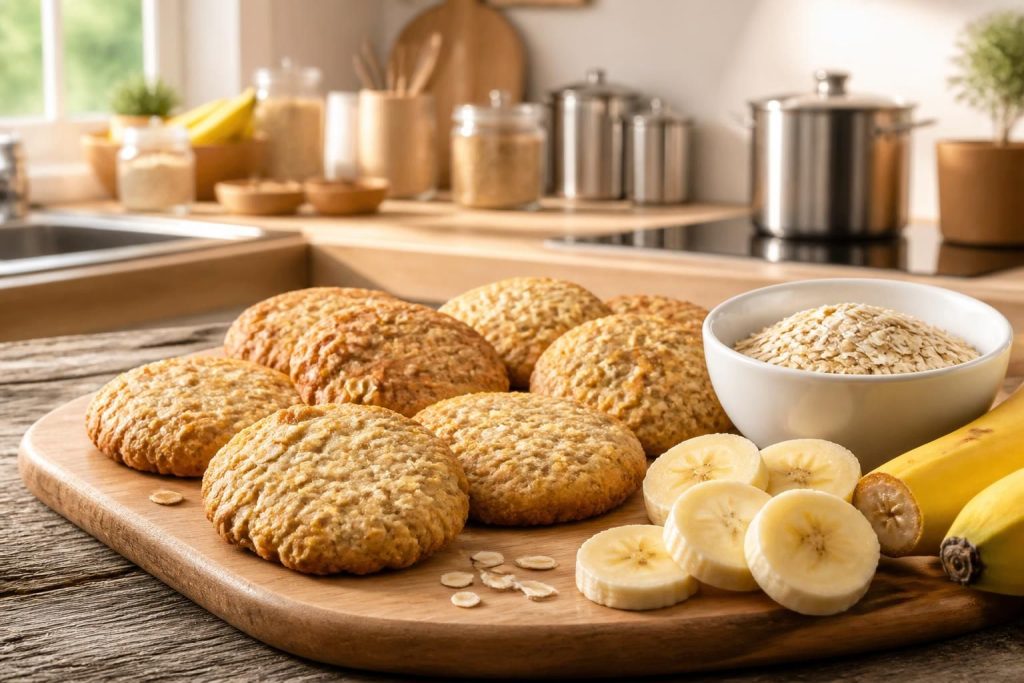découvrez une recette facile de biscuits à la banane et à l'avoine, idéale pour un goûter sain et gourmand. parfaits pour petits et grands, ces biscuits nutritifs se préparent en quelques minutes !