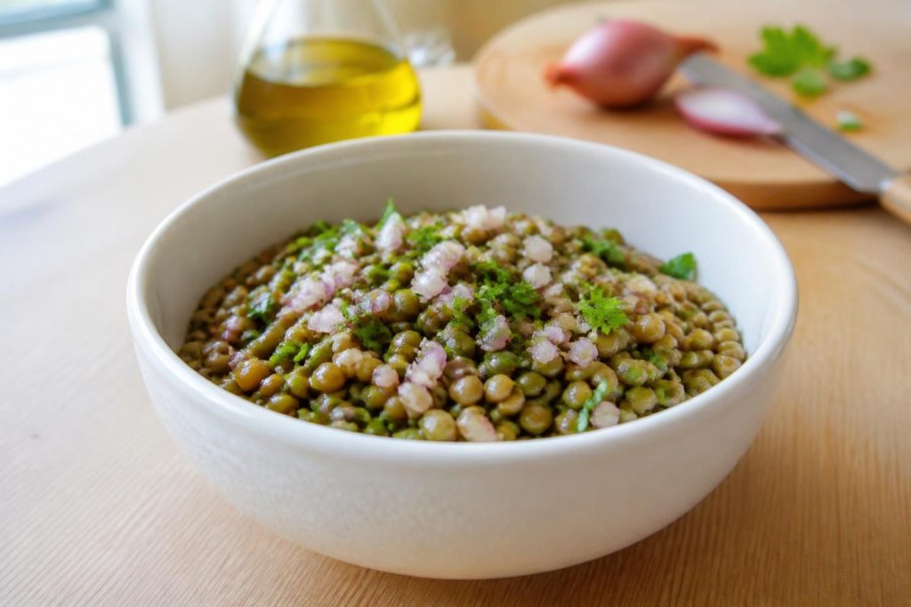 découvrez notre recette simple et rapide de salade de lentilles à l'échalote, une préparation savoureuse et saine parfaite pour tous vos repas.