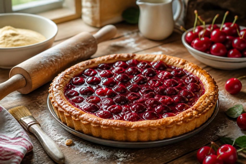 découvrez nos astuces pour réussir une pâte croustillante et préparer une délicieuse tarte aux cerises digne des pâtissiers.