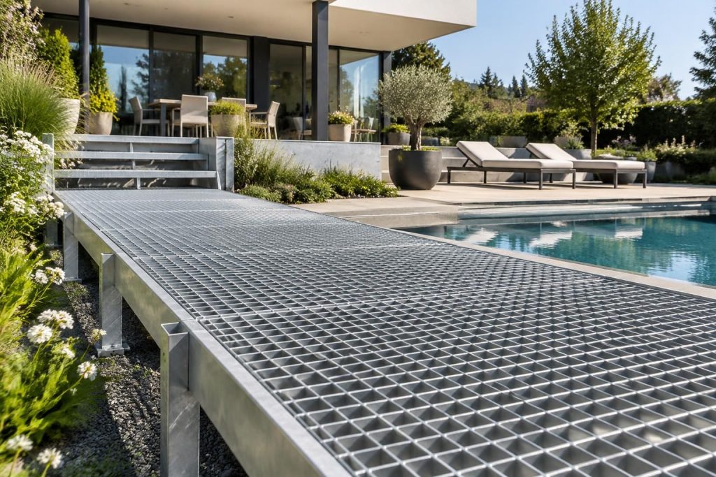 découvrez le caillebotis aluminium, une solution résistante et élégante pour aménager vos terrasses, balcons et espaces extérieurs.