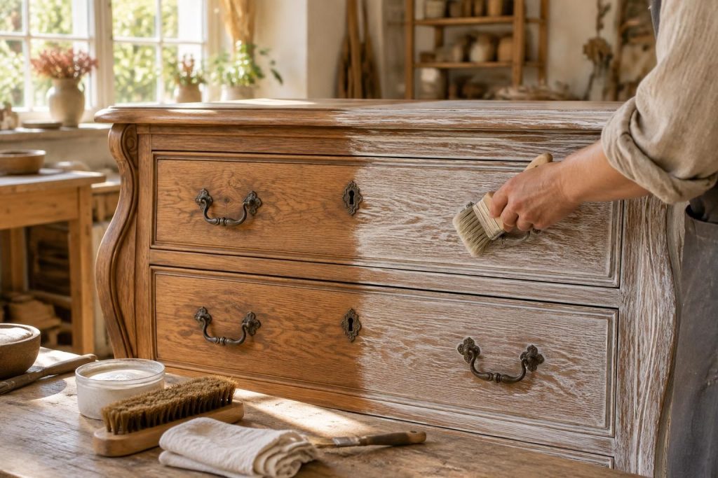 découvrez comment céruser un meuble grâce à des techniques simples pour révéler le veinage du bois et obtenir un effet blanchi élégant et durable.