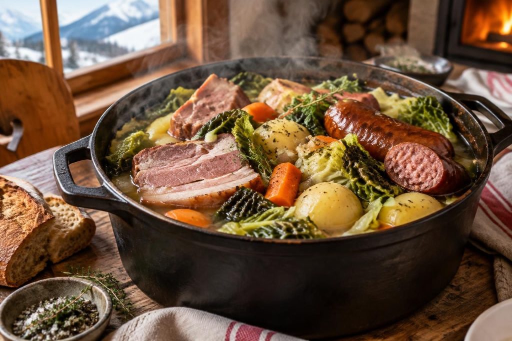 découvrez la potée savoyarde, une recette traditionnelle généreuse et réconfortante, mijotée avec des légumes et des saveurs authentiques.