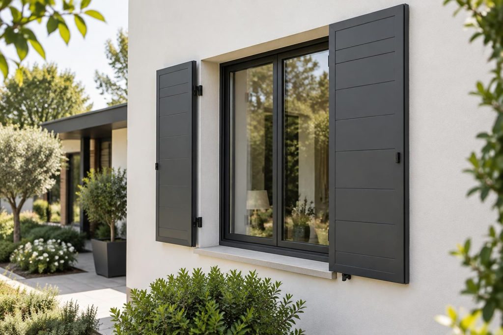 découvrez le volet composite : un design moderne, une excellente résistance aux intempéries et un entretien facile pour protéger et embellir vos fenêtres.